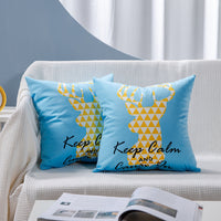 HKM-084755 Flamingo Rich Velvet Pillow with PP Cotton Filling, Nordic Style, 45x45CM