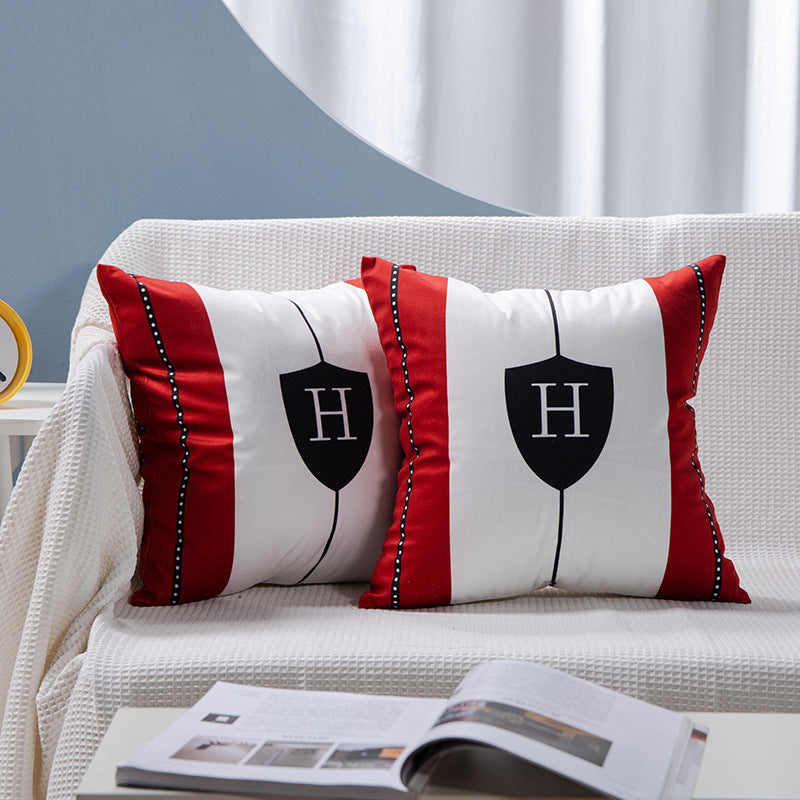 HKM-084755 Flamingo Rich Velvet Pillow with PP Cotton Filling, Nordic Style, 45x45CM