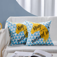 HKM-084755 Flamingo Rich Velvet Pillow with PP Cotton Filling, Nordic Style, 45x45CM