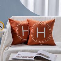 HKM-084755 Flamingo Rich Velvet Pillow with PP Cotton Filling, Nordic Style, 45x45CM