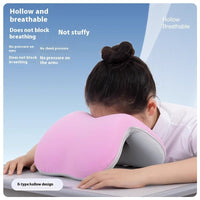 HKM-084883 Adjustable Memory Foam Pillow for Office and Afternoon Naps, 18*29*5 cm & 19*26*18 cm