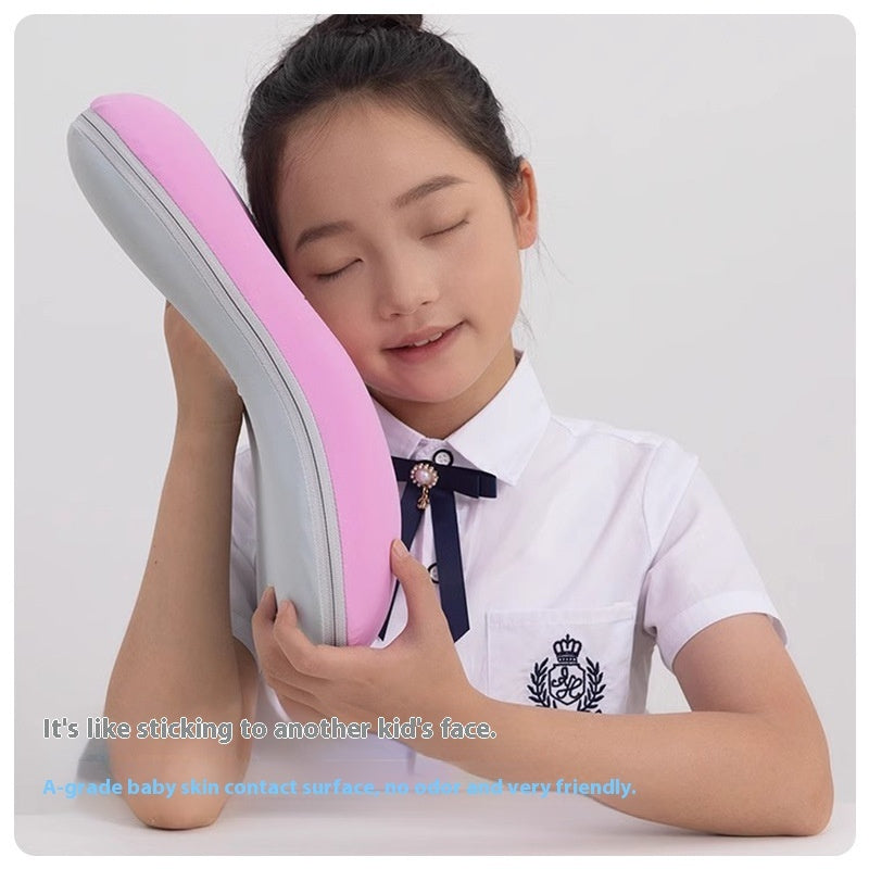 HKM-084883 Adjustable Memory Foam Pillow for Office and Afternoon Naps, 18*29*5 cm & 19*26*18 cm