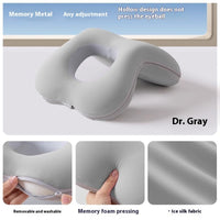HKM-084883 Adjustable Memory Foam Pillow for Office and Afternoon Naps, 18*29*5 cm & 19*26*18 cm