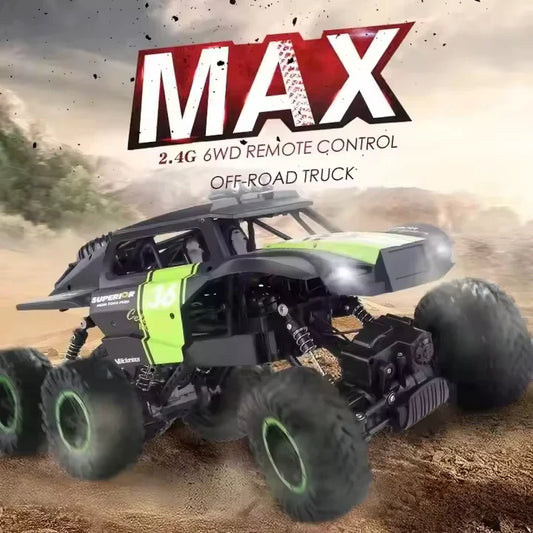 HKM-085011 All-Terrain Six-Wheel Remote Control Climbing Car with High and Low Speed Modes for Kids