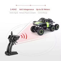 HKM-085011 All-Terrain Six-Wheel Remote Control Climbing Car with High and Low Speed Modes for Kids
