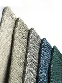 HKM-085139 Dark Gray Cotton and Linen Modern Square Pillow - Multiple Sizes Available