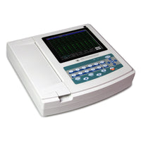 HKM-085267 12-Channel Electrocardiograph with Touchscreen, Dual Print Modes, and Multi-Language Support for ECG Monitoring