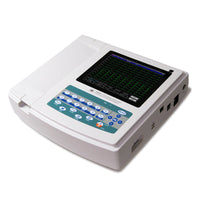 HKM-085267 12-Channel Electrocardiograph with Touchscreen, Dual Print Modes, and Multi-Language Support for ECG Monitoring