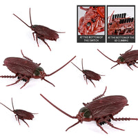 HKM-085331 Electric Lifelike Crawling Cockroach Prank Toy for Kids and Pets - Realistic Simulation Sound and Movement