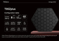 HKM-085331 HD Network Player with 1080P Resolution, Multi-Format Support, and Built-in WiFi & Bluetooth Connectivity