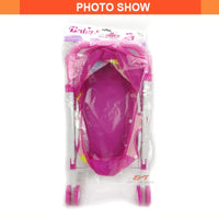 HKM-085395 Iron Folding Doll Carriage Trolley Toy for Kids Ages 2-7, Educational Mini Toy