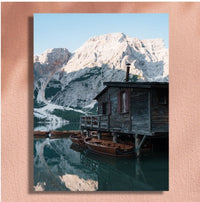 HKM-085523 Frameless Digital Oil Painting - Classic 24 Colors Modern Landscape Art, Size 40x50 cm