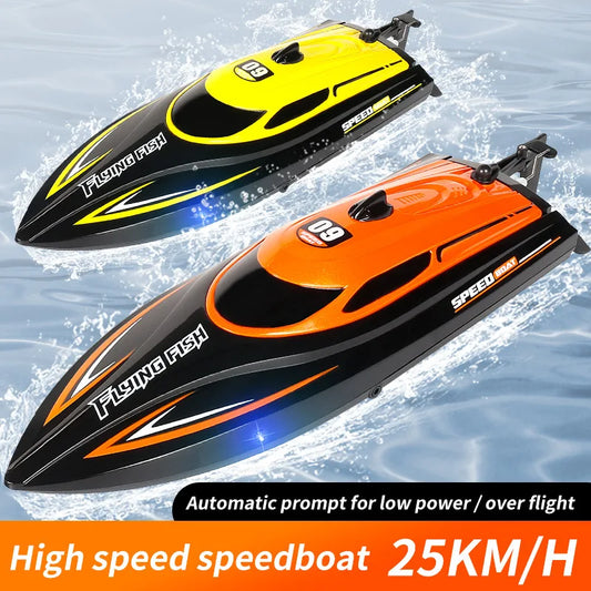 HKM-085587 2.4GHz Remote Controlled High-Speed Racing Boat with 180° Flip – Ideal for Pools and Lakes