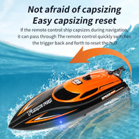 HKM-085587 2.4GHz Remote Controlled High-Speed Racing Boat with 180° Flip – Ideal for Pools and Lakes