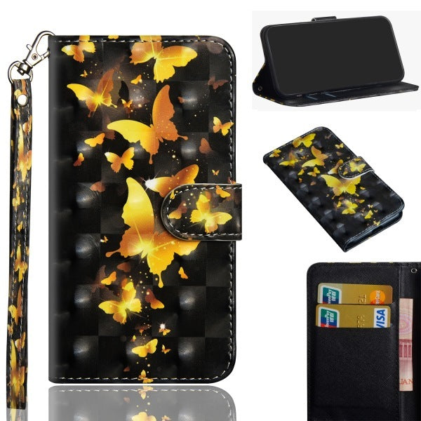 HKM-085843 Xiaomi Compatible Wallet Style Phone Case for Redmi Series Models