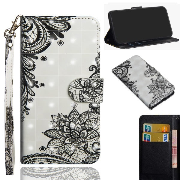 HKM-085843 Xiaomi Compatible Wallet Style Phone Case for Redmi Series Models
