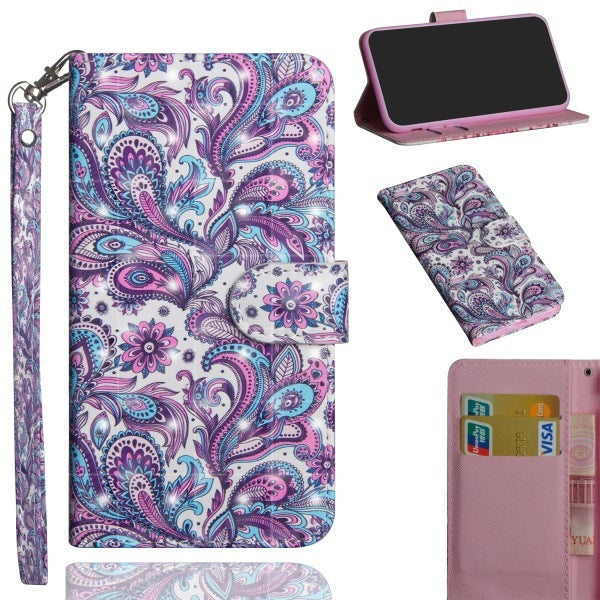 HKM-085843 Xiaomi Compatible Wallet Style Phone Case for Redmi Series Models