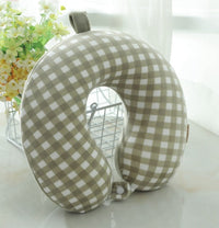 HKM-085971 Memory Foam Neck Pillow for Relaxation and Comfort - Adjustable Height 10.1-15cm, Polyester Fiber Filling, 30x28cm