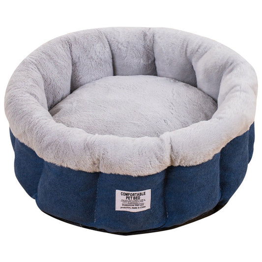 HKM-086035 Universal Removable and Washable Cat Nest in Multiple Colors - Snow and Ice Velvet, Various Sizes Available