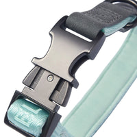 HKM-086099 Adjustable Neoprene Padded Dog Collar with Side-Release Buckle and D-Ring, 1 in Wide