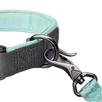 HKM-086099 Adjustable Neoprene Padded Dog Collar with Side-Release Buckle and D-Ring, 1 in Wide