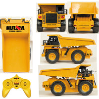 HKM-086163 Remote Control Dump Truck Toy - 1:18 Scale Electric Construction Vehicle for Kids Ages 5+