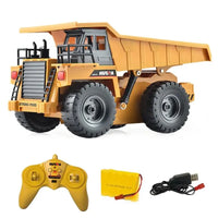 HKM-086163 Remote Control Dump Truck Toy - 1:18 Scale Electric Construction Vehicle for Kids Ages 5+