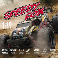 HKM-086419 1:18 Off-Road Remote Control 4x4 Electric Drift Truck for Kids - High Speed Racing Model
