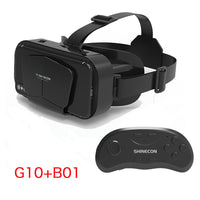 HKM-086419 3D Virtual Reality Headset for Mobile Phones, Supports 4.7-7 Inch Screens, Black ABS Design