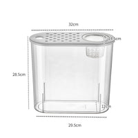 HKM-086419 Medium Acrylic Transparent Ecological Incubator for Goldfish and Hydroponics