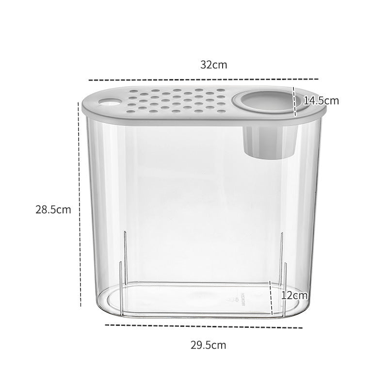 HKM-086419 Medium Acrylic Transparent Ecological Incubator for Goldfish and Hydroponics