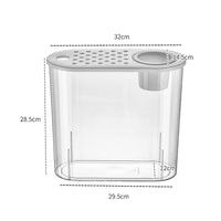 HKM-086419 Medium Acrylic Transparent Ecological Incubator for Goldfish and Hydroponics