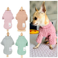 HKM-086483 Casual Knitted Dog Sweater for Autumn and Winter - Acrylic Material, Comfortable Fit