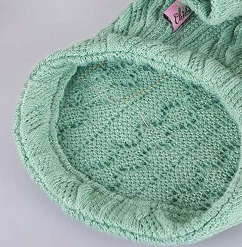 HKM-086483 Casual Knitted Dog Sweater for Autumn and Winter - Acrylic Material, Comfortable Fit