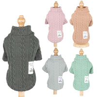 HKM-086483 Casual Knitted Dog Sweater for Autumn and Winter - Acrylic Material, Comfortable Fit