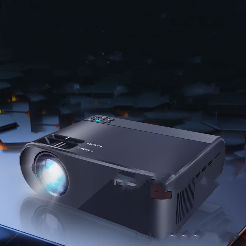 HKM-086611 Intelligent WiFi Projector with AI Voice Control and 8K Blu-ray Lens