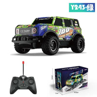 HKM-086739 1/24 Mini Electric Luminous Off Road RC Car with Remote Control and LED Lights