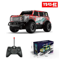 HKM-086739 1/24 Mini Electric Luminous Off Road RC Car with Remote Control and LED Lights