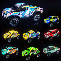 HKM-086739 1/24 Mini Electric Luminous Off Road RC Car with Remote Control and LED Lights