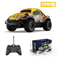 HKM-086739 1/24 Mini Electric Luminous Off Road RC Car with Remote Control and LED Lights