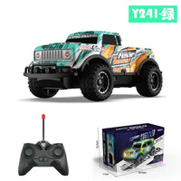 HKM-086739 1/24 Mini Electric Luminous Off Road RC Car with Remote Control and LED Lights