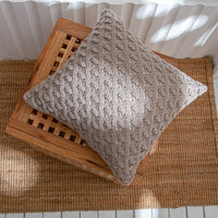 HKM-086867 Solid Color Acrylic Hug Pillow Cover - 45x45cm for Living Room, Bedroom, Outdoor Use