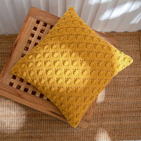 HKM-086867 Solid Color Acrylic Hug Pillow Cover - 45x45cm for Living Room, Bedroom, Outdoor Use