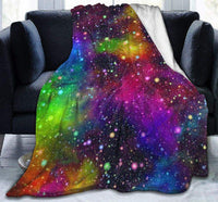 HKM-087059 Double-Sided Flannel Blanket - Cozy Polyester Sofa Throw in Multiple Sizes