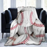 HKM-087059 Double-Sided Flannel Blanket - Cozy Polyester Sofa Throw in Multiple Sizes