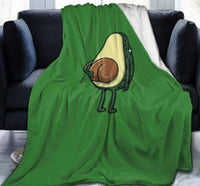 HKM-087059 Double-Sided Flannel Blanket - Cozy Polyester Sofa Throw in Multiple Sizes