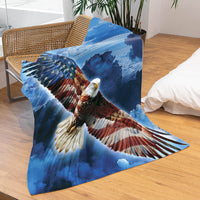 HKM-087059 Double-Sided Flannel Blanket - Cozy Polyester Sofa Throw in Multiple Sizes