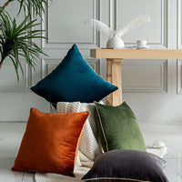HKM-087187 Holland Fleece Cozy Cushion Cover 45x45cm in Various Colors