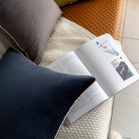 HKM-087187 Holland Fleece Cozy Cushion Cover 45x45cm in Various Colors
