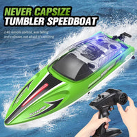 HKM-087315 High-Speed Remote Control Racing Boat for Indoor and Outdoor Fun, Model HJ813